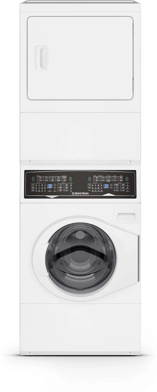 Speed Queen SF7 Stacked Washer - Gas Dryer with Pet Plus